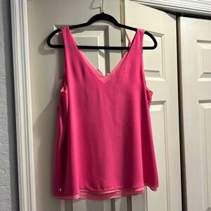 Lilly Pulitzer reversible pink top.